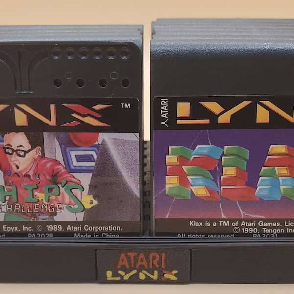 Soporte/bandeja para cartuchos de juego Atari Lynx - Capacidad para 20 cartuchos