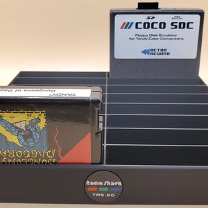 RadioShack Tandy Color コンピュータ カートリッジ ホルダーとストレージ トレイ - 16 スロット