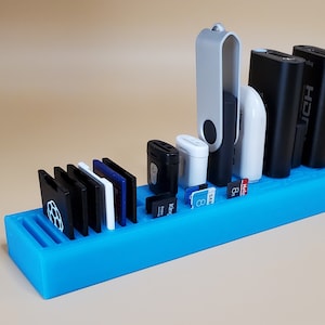 Media Deck Organizer for USB/SD and Micro SD Cards