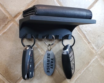 Wallet and Key Holder Shelf Organizer (Wall Mount)