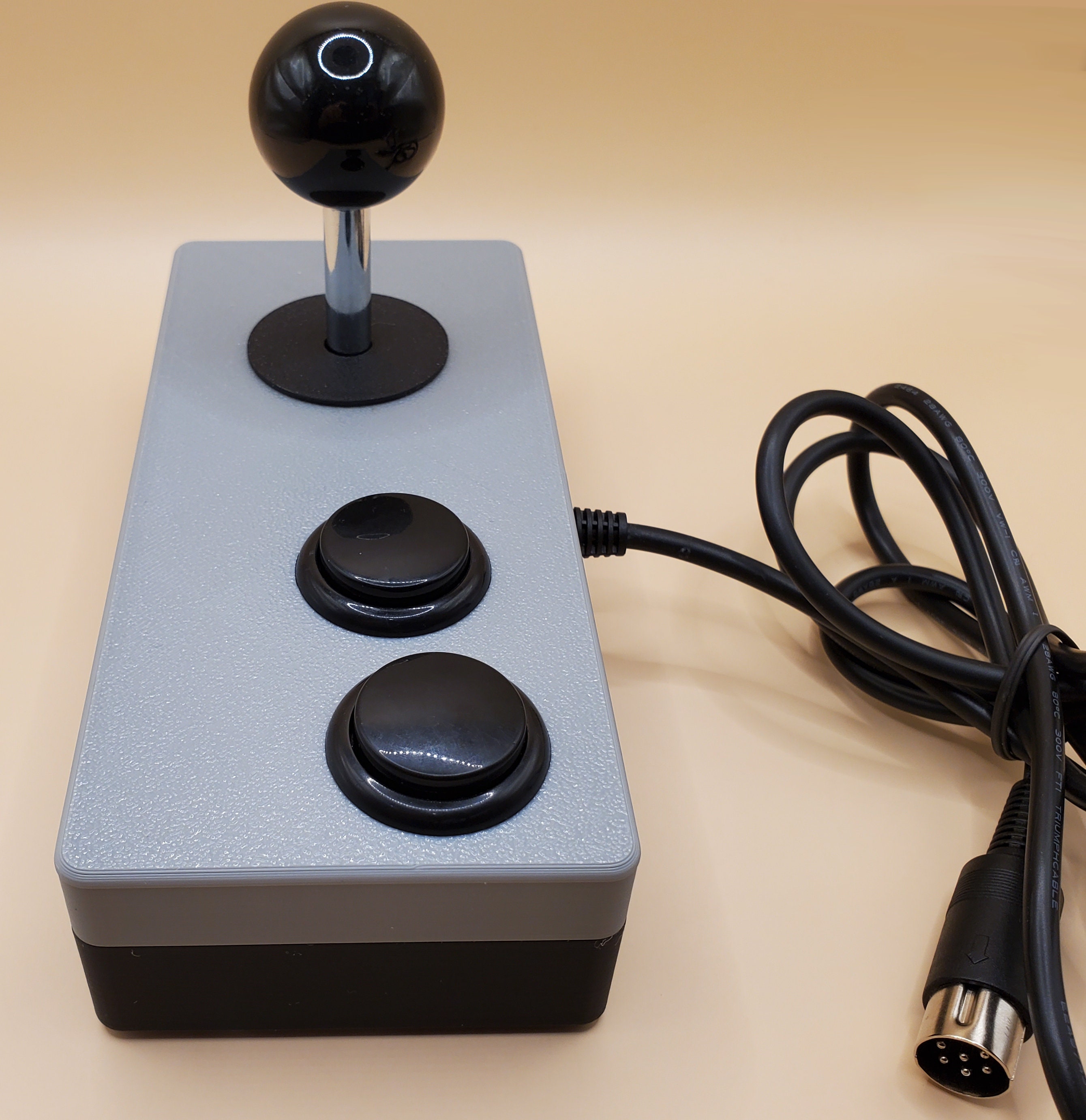Tandyvision Style Controllers Tandy Color Computer 1/2/3, Tandy 1000 Arcade Joystick (sanwa Style, 8 ...