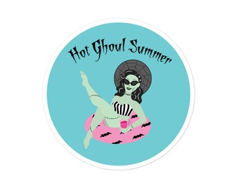Hot Ghoul Summer sticker
