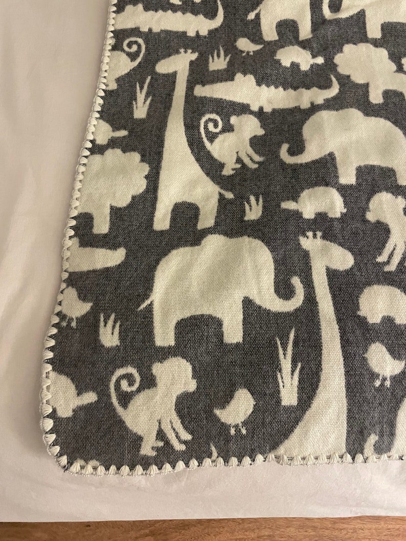 Alpaca Baby Blanket Soft Jungle Etsy