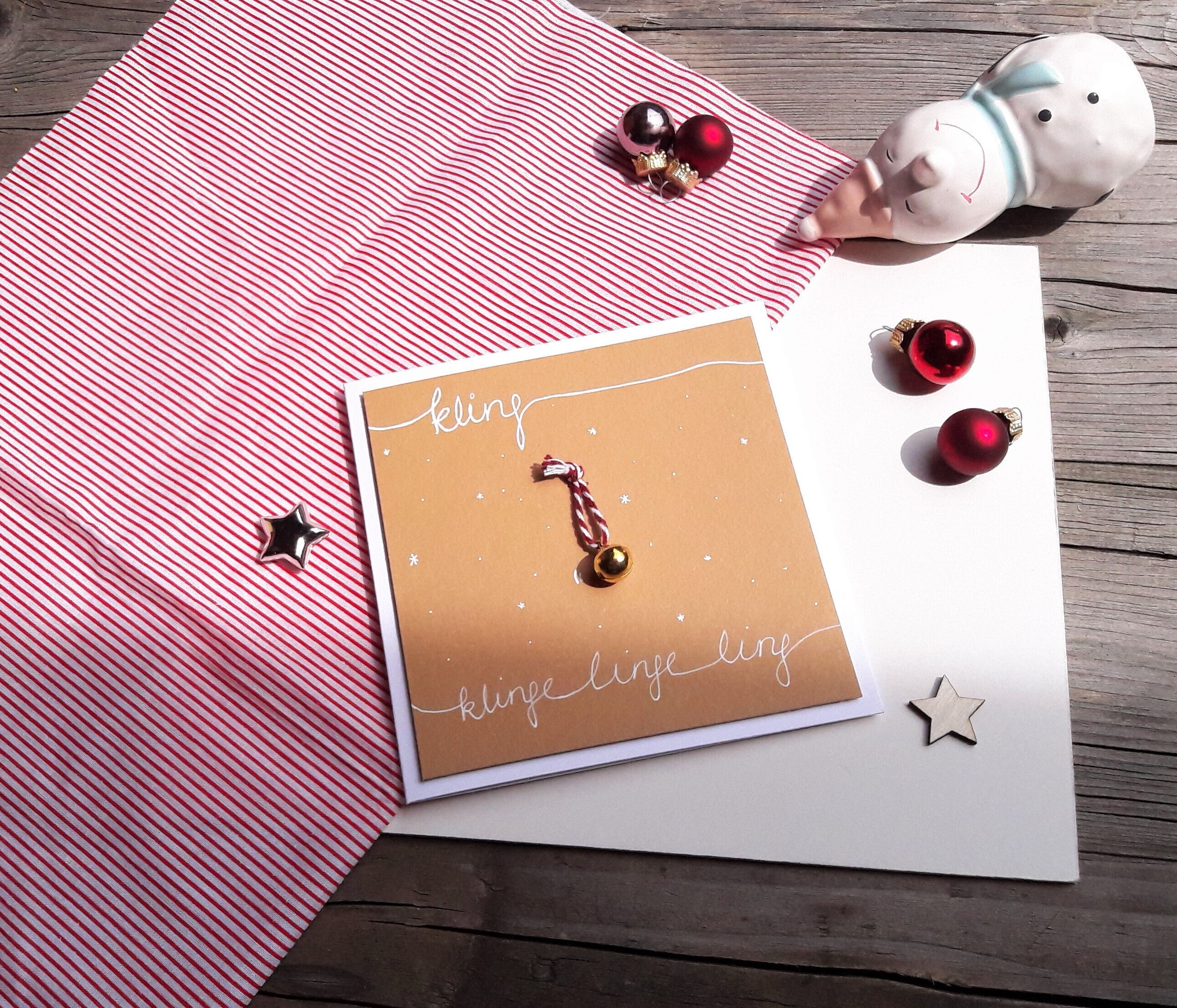 Augshy Weihnachtsarmbänder Mit Glöckchen - Rot Grün Gold Verstellbar