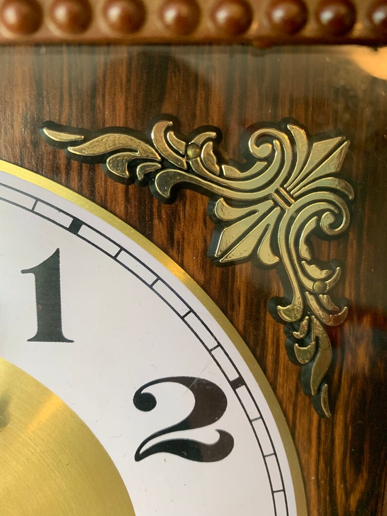 Heirloom 31 Day Chiming Wall Clock restored/works includes Etsy