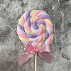 Candy Land Lollipop | Fake Lollipop | Tiered Tray | Flump Lollipop | Fancy Dress Prop | Tiered Tray Decor | Heart Lollipop |