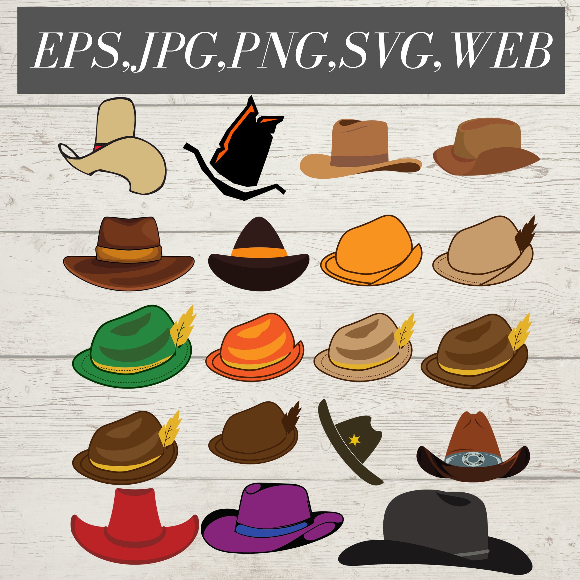 Cow Boy Hat Svg Bundle Cowboy Svg Cowgirl Hat Svg Cowboy Etsy Australia