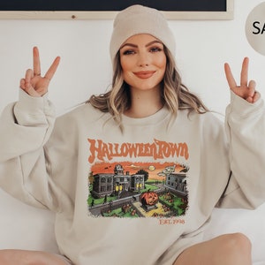 Halloweentown Est 1998 Sweatshirt, Halloweentown University, Retro Halloweentown Sweatshirt, Fall Sweatshirt, Halloween Sweatshirt