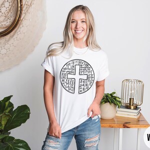 He Is Risen Shirt, Comfort Colors Easter Tshirt, Cross With Words Shirt, Jesus Shirt, Christian Cross Crewneck, Bible Verse Tee, Easter Gift image 6