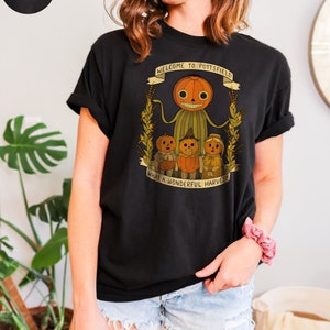 Pottsfield Harvest Festival Shirt Comfort Colors Autumn Gift Vegetables Fall Tshirt Autumn Harvest Crewneck Goth Clothing Skeleton Pumpkin