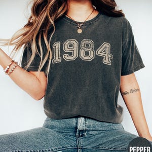 Retro Custom Year Shirt,Retro Birth Date Tshirt,Comfort Colors,Personalized Birthday Crewneck,College Birth Year Tee,50th Birthday Gift