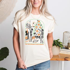 Halloween Shirt Tis the Season to Be Creepy T Shirt Comfort Colors Dead ...