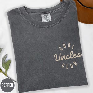Comfort Colors® Cool Uncles Club Shirt, Cool Uncle T-Shirt, Gift for Uncle to Be, Cool Uncle Shirt, New Uncle Shirt, Best Uncle Gift