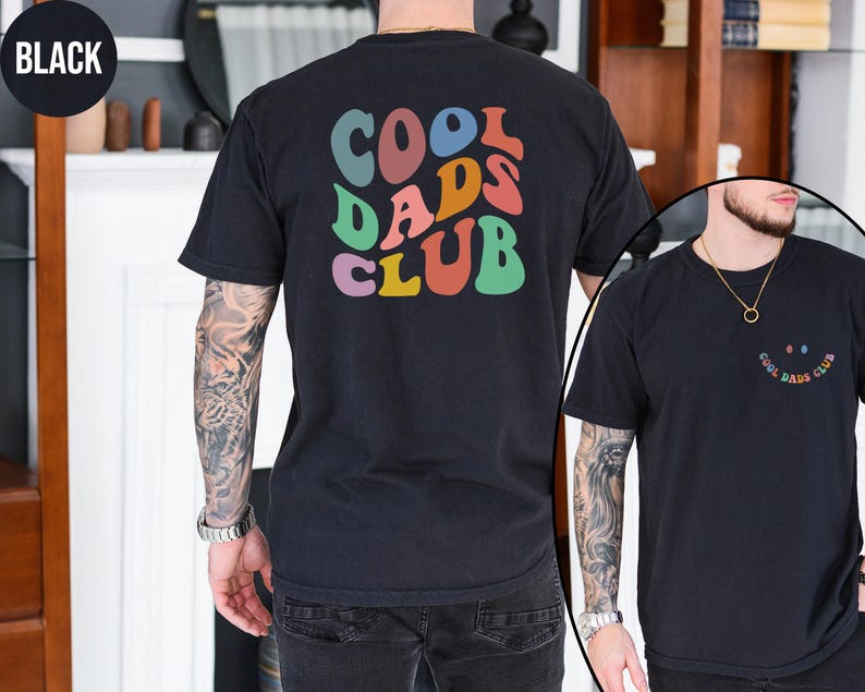 Cool Dads Club Shirt, Comfort Colors Cool Dads Club Tshirt, Dad Gift, Dad Shirt, Funny Dad Crewneck, Dad Birthday Gift, Fathers Day Gift image 5