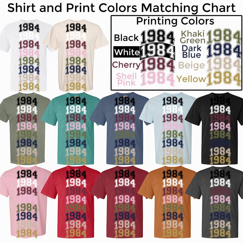 Comfort Colors,Retro Custom Year Shirt ,Retro Birth Date Tshirt, Personalized Birthday Tshirt,Dad Birthday Gift,Birthday Gift for Mens