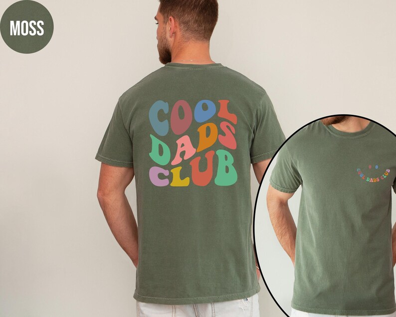 Cool Dads Club Shirt, Comfort Colors Cool Dads Club Tshirt, Dad Gift, Dad Shirt, Funny Dad Crewneck, Dad Birthday Gift, Fathers Day Gift image 3
