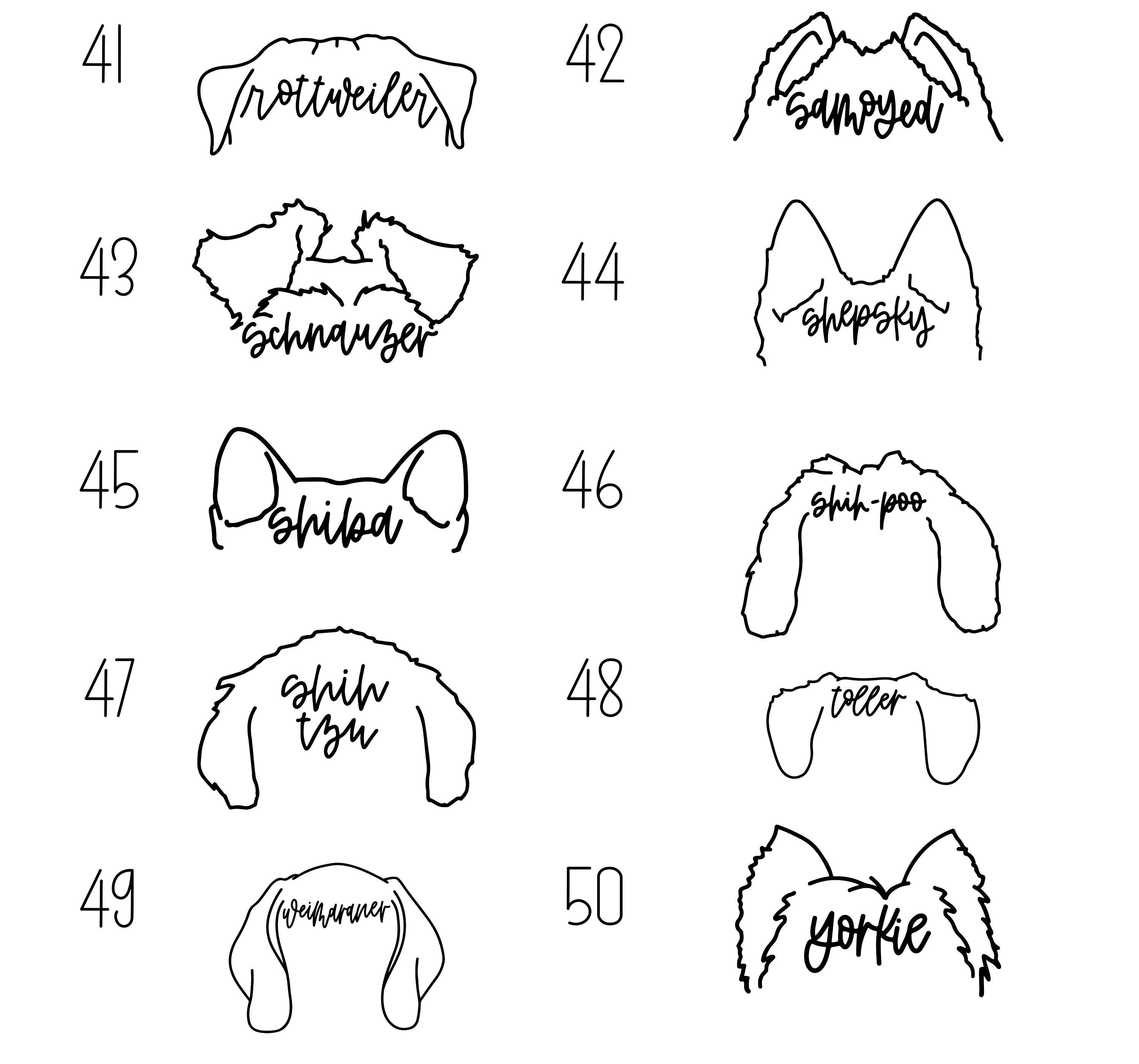 Custom Dog Ear Sweatshirt Personalized Dog Sweatshirt Custom Etsy