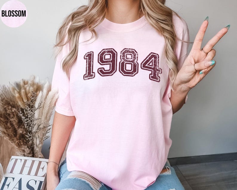 Retro Custom Year Shirt,Retro Birth Date Tshirt,Comfort Colors,Personalized Birthday Crewneck,College Birth Year Tee,50th Birthday Gift