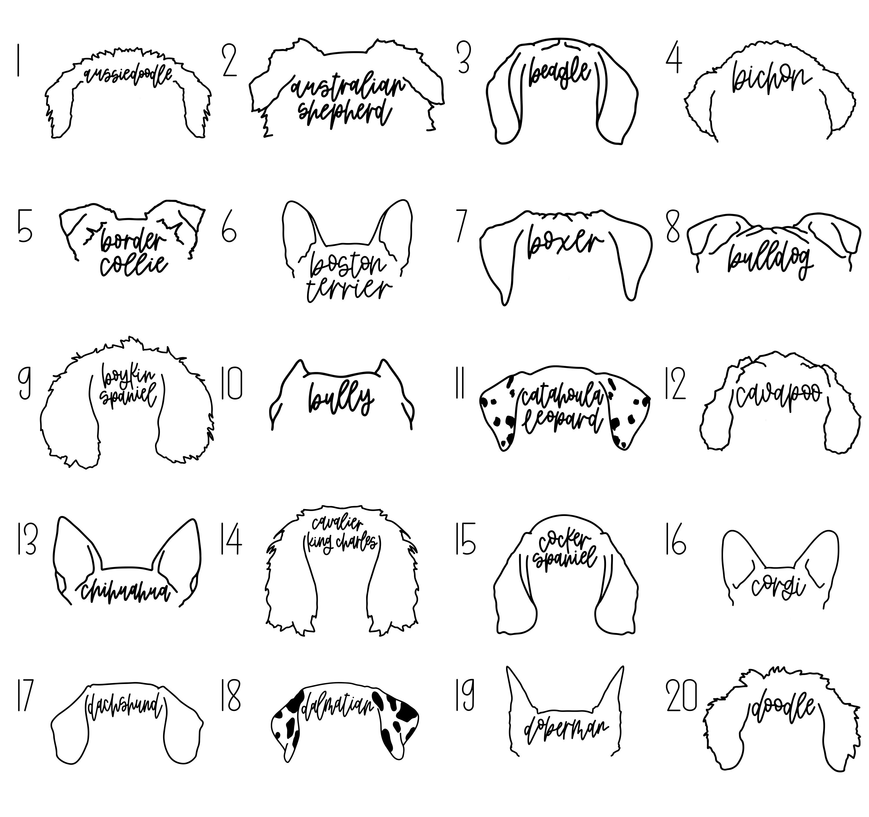 Custom Dog Ear Sweatshirt Personalized Dog Sweatshirt Custom Etsy