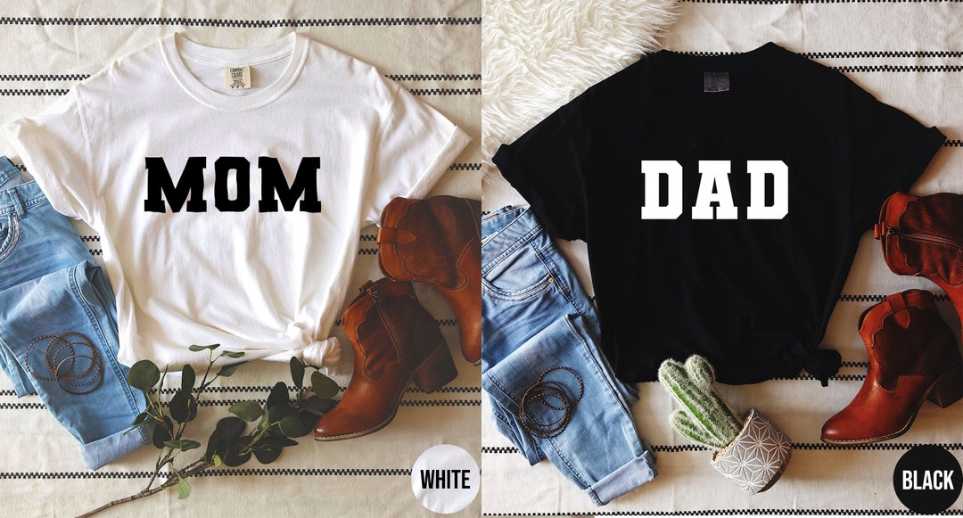 Mom and Dad T-shirts, Mom Shirts, Dad Shirts, Matching Couple T-shirts ...