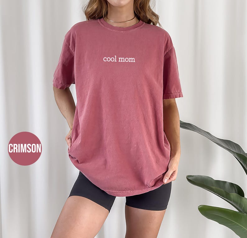 Comfort Colors® Cool Mom Shirt, Mom Life Shirt, Cool Moms Tshirt, Shirt For Mom, Mother’s Day Shirt, Mom Birthday Gift, Shirt for Cool Moms