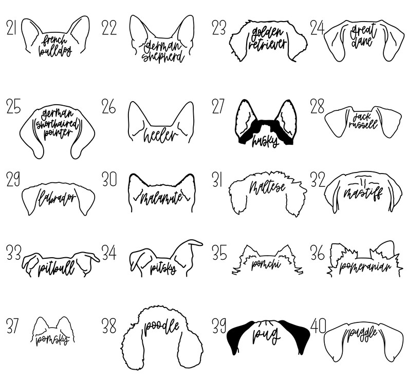 Custom Dog Sweatshirt Personalized Dog Ear Sweatshirt With Etsy