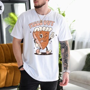 Piece Out Retro Pumpkin Pie Shirt Thanksgiving Shirt Fall Tshirt Women Cute Fall Crewneck Fall Graphic Tee Thankful Comfort Colors Tee image 8