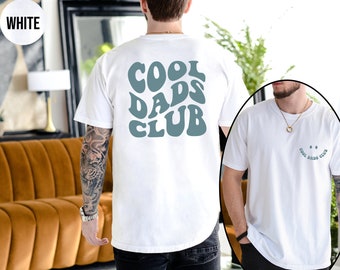 Cool Dads Club Shirt Front and Back Printed , Comfort Colors Cool Dad Club Tshirt, Fathers Day Gift, Dad Gift, Dad T Shirt, Funny Dad Tee