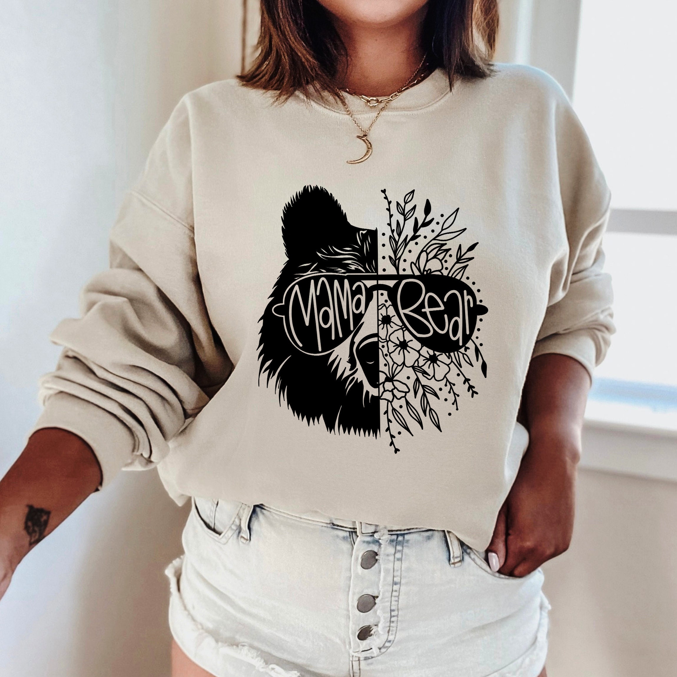 mama bear camo sweatshirt