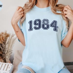 Retro Custom Year Shirt,Retro Birth Date Tshirt,Comfort Colors,Personalized Birthday Crewneck,College Birth Year Tee,50th Birthday Gift