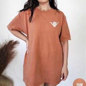 Hang Loose Shirt, Skeleton Hand Shirt , Skeleton hang Loose Shirt, Skeleton Shaka Shirt, Halloween Tshirt, Comfort Colors, Crewneck image 3