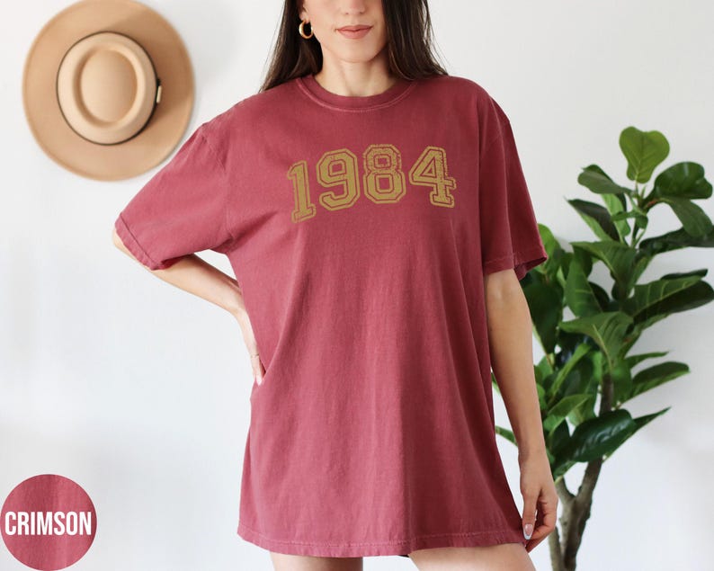 Retro Custom Year Shirt,Retro Birth Date Tshirt,Comfort Colors,Personalized Birthday Crewneck,College Birth Year Tee,50th Birthday Gift