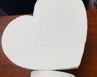 Foam Hearts (12-Pack) 1inch thick hearts