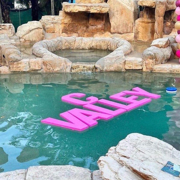 Floating Pool Letters - Etsy