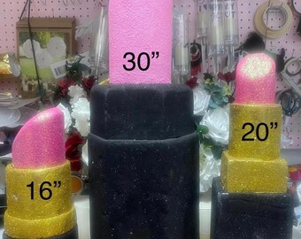 3D foam giant lipstick prop