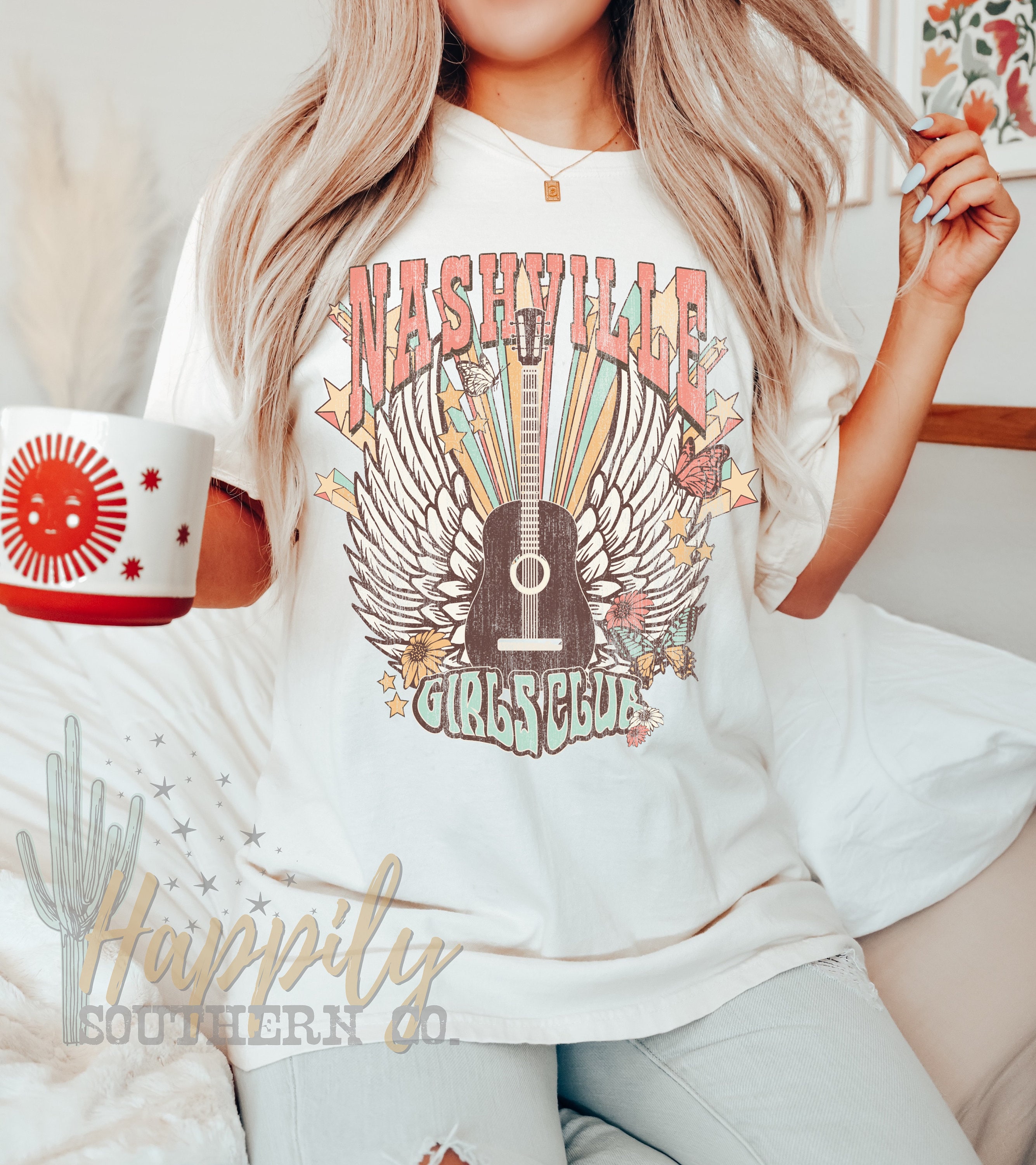 Discover Nashville Shirt, Cowgirl Tee, Western Graphic Tee