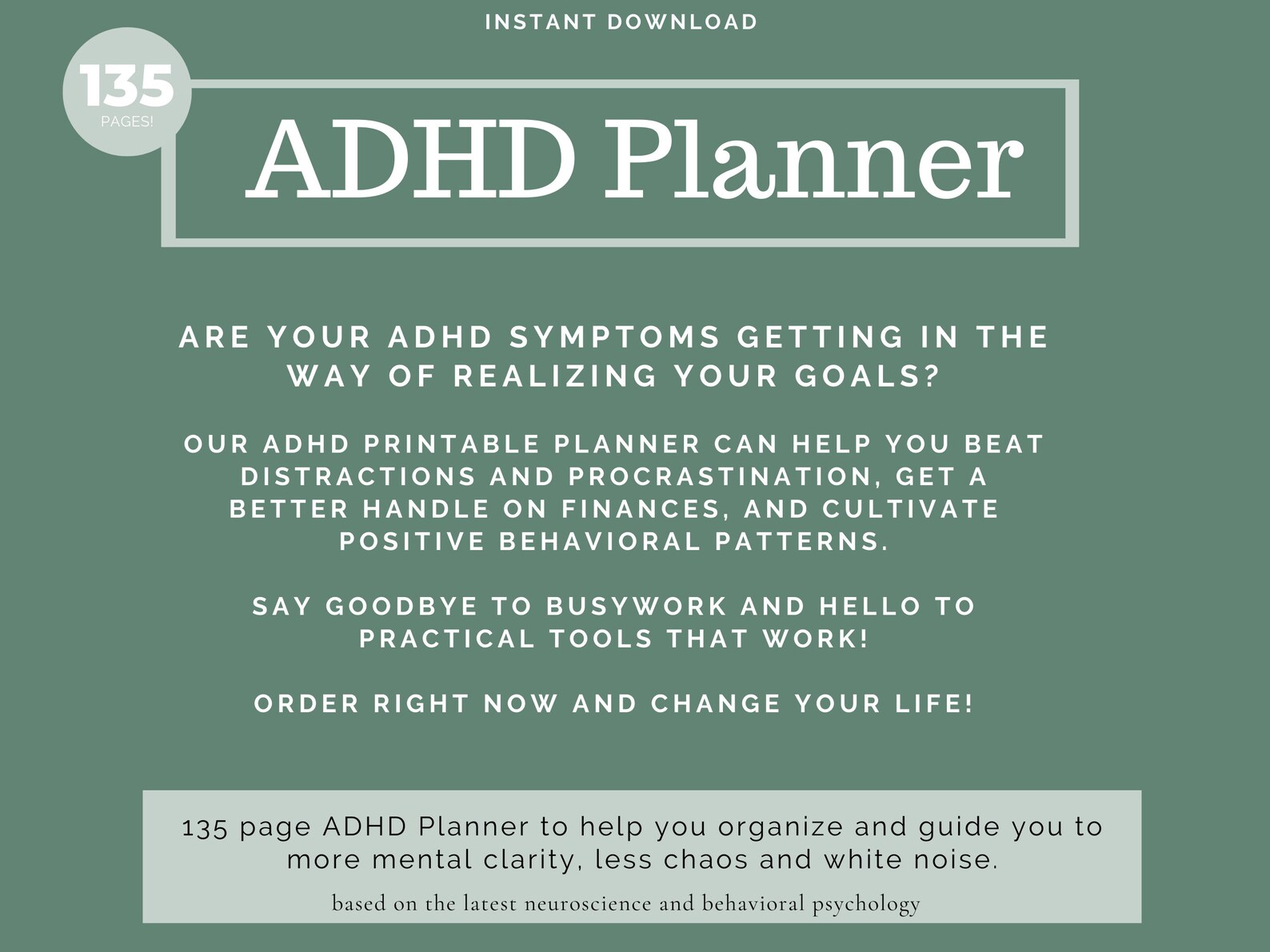 ADHD Planner, Adhd Goal Setting, Adhd Resources, Adhd Planner Adults