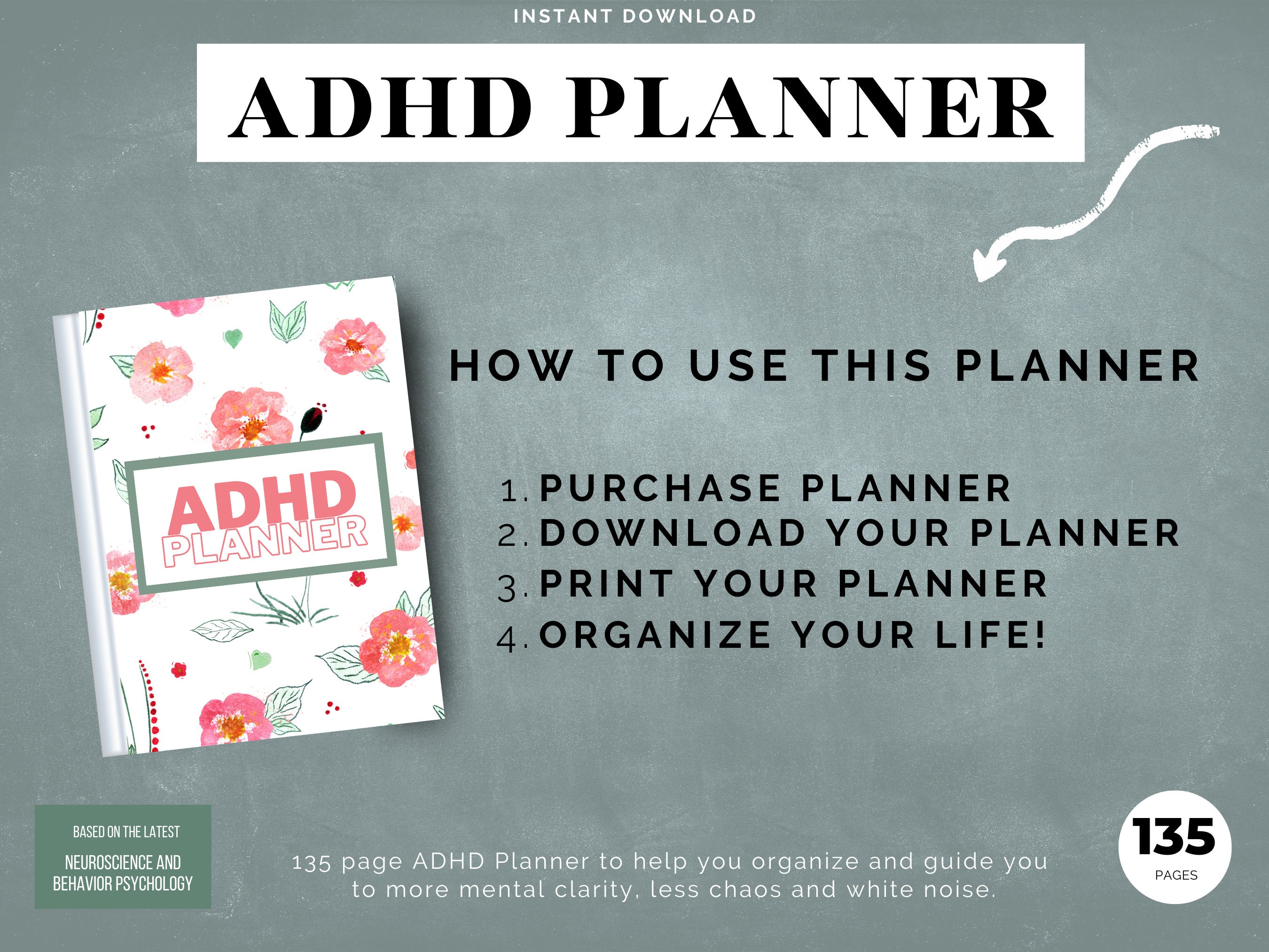 ADHD Planner Adhd Adhd Planner Printable Adhd Journal Adhd - Etsy