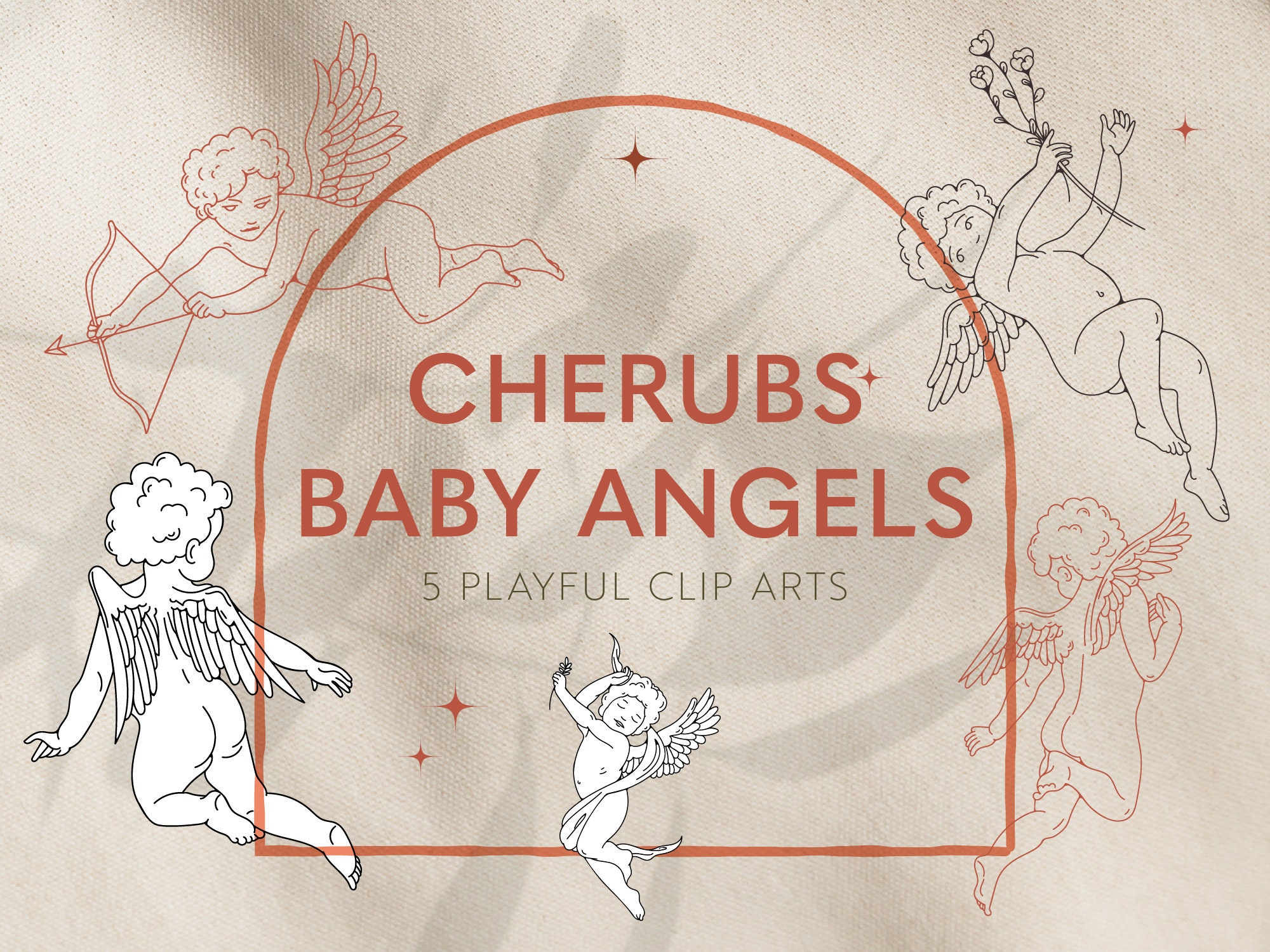 Cherub Baby - Etsy