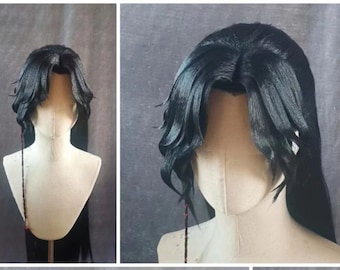 Hua Cheng Cospay Wig/Lace Front Wig/Glue hairline wig/Custom Made Cosplay Wig/Fox&Shion Collab  [Read description before order]