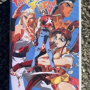 Fatal Fury 1 + 2 + Couverture personnalisée Anime VHS 1992
