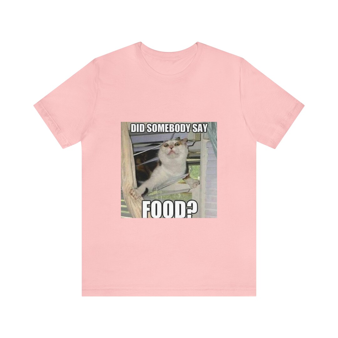 Did Somebody Say Food Cat Meme Funny Shirt Etsy