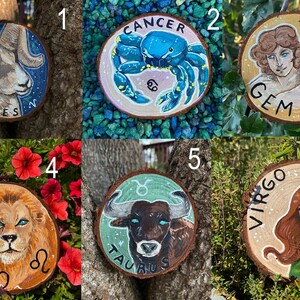 Zodiac Wood Paintings