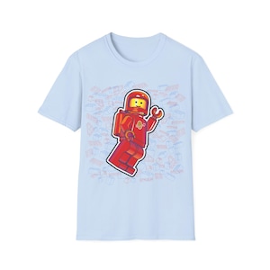 Classic Space-Inspired Minifig Astronaut T-Shirt