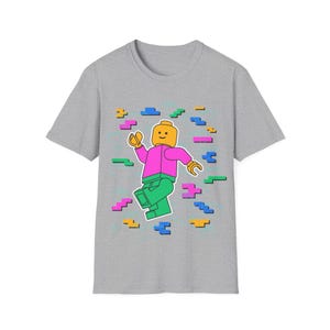Minifig-Inspired Artwork T-Shirt (&#39;90s colors)