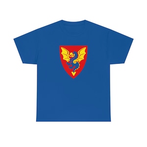 Castle Black Knights Shield T-Shirt (blue)