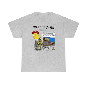 Koszulka Sneed „War in the Chuck” parodia memów (biała lub szara)