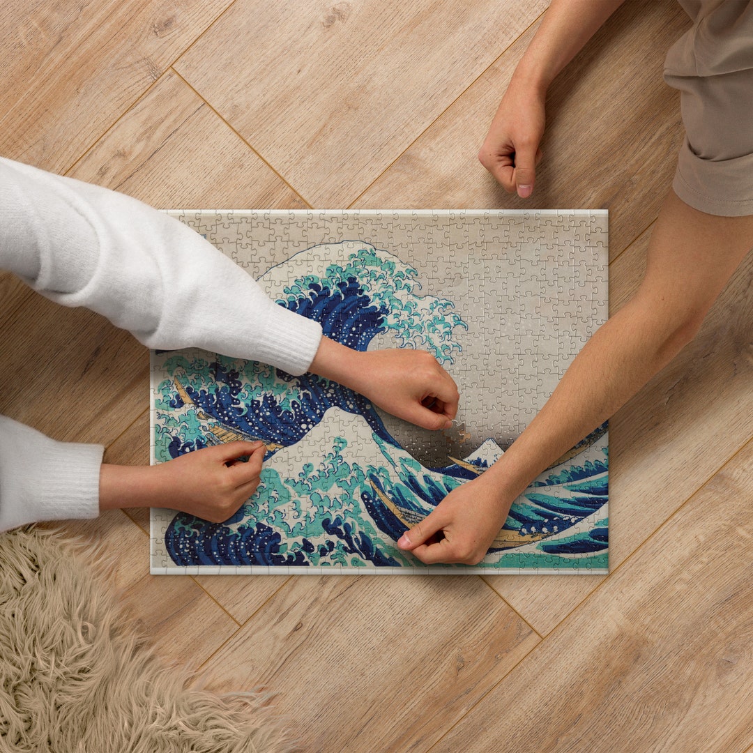 The Great Wave Jigsaw Puzzle Etsy