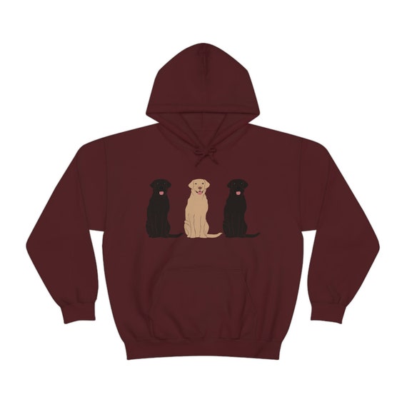 Labrador Retriever Hoodie Black Lab Hoodie Yellow Lab Etsy Canada