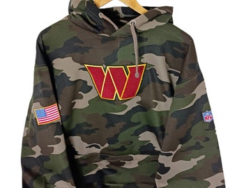 Limited Edition Genuine Chenille Embroidered Team Hoodie In Camo